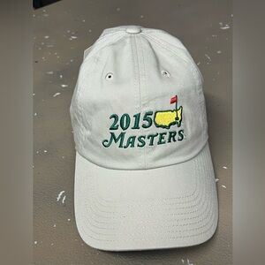 The Masters 2015 Golf, Stone Baseball Cap, Adjustable. New With Tags